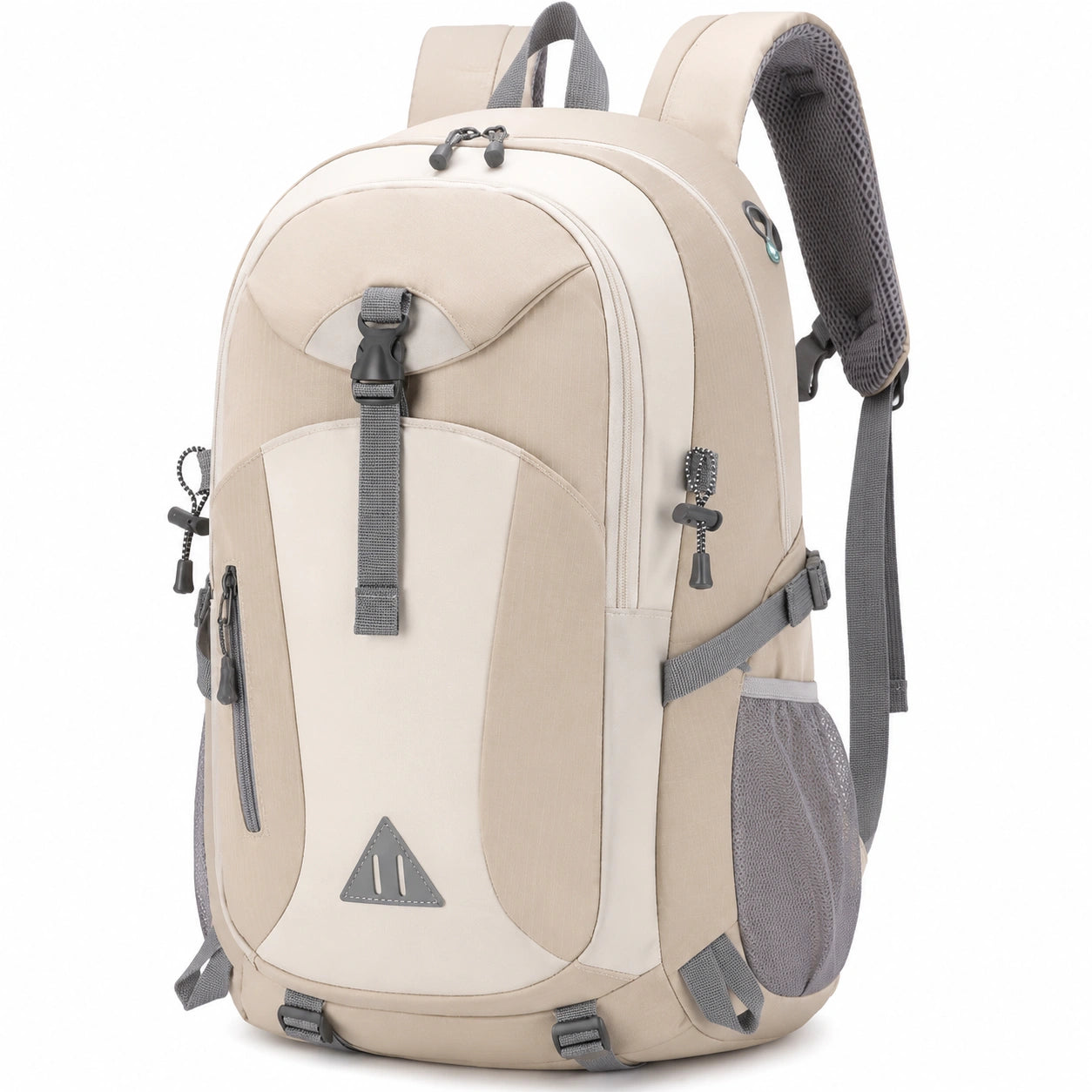 Wanderrucksack 30L Beige mit Laptopfach