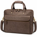 Laptoptasche Braun mit Abnehmbarem Schultergurt