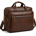 Braune Laptoptasche mit abnehmbarem Schulterriemen