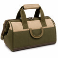 Werkzeugtasche 45cm Olivgrün/Beige mit Mehreren Fächern