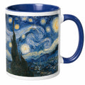 Keramiktasse mit Sternennacht-Motiv, Blau 350ml