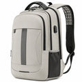 Laptop-Rucksack Grau Mit USB-Anschluss Wasserabweisend